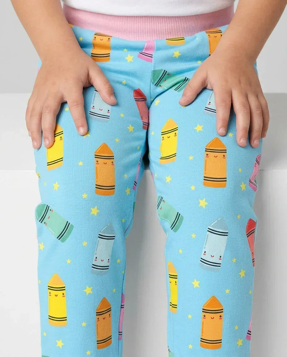 Jogginghose mit hebräischem Alphabet aus Bambus