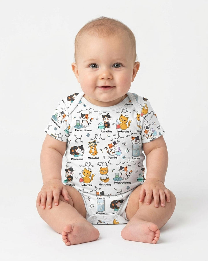 Biochemistry Cat Bamboo Bodysuit