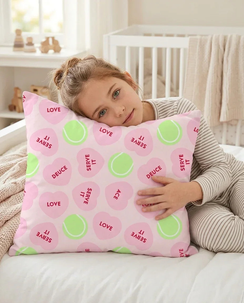 Tennis with Love Bamboo Pillow Case