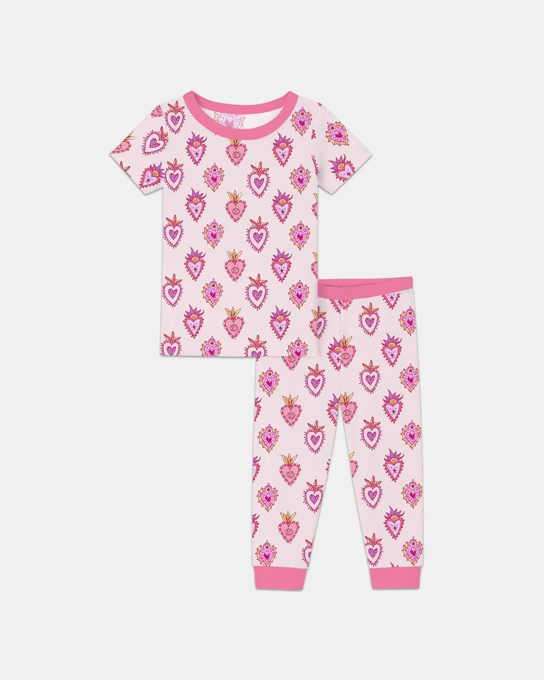Mi Milagro Two Piece Short Sleeve Pajama Set