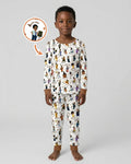 Black Legacy ABCs Family Matching Bamboo Two Piece Long Sleeve Pajama Set