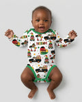 Gnome Happy Juneteenth Bamboo Bodysuit