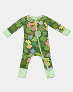 Lucky 4 Leaf Clover Bamboo Convertible Zippy