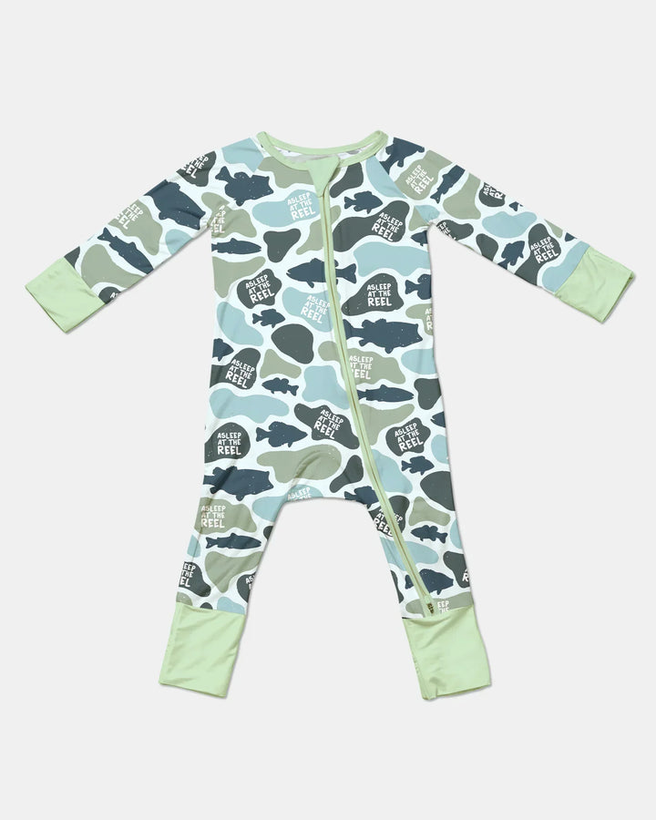 Asleep At The Reel Matching Daddy & Me Convertible Zippy