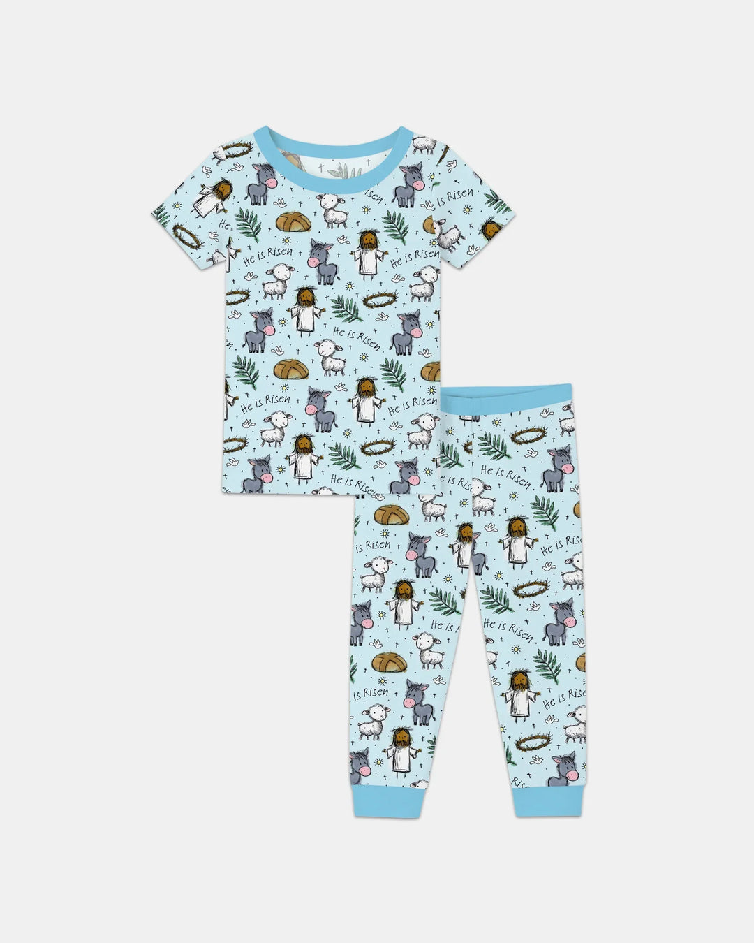 Zweiteiliges, kurzärmliges Pyjama-Set mit Marienkäfern