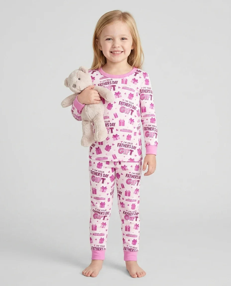 I'm Your Father's Day Gift Bamboo Two Piece Long Sleeve Pajama Set