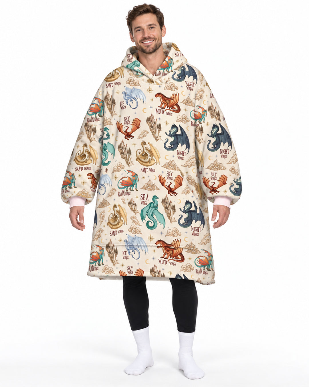Elemental Dragons Bamboo Blanket Hoodie