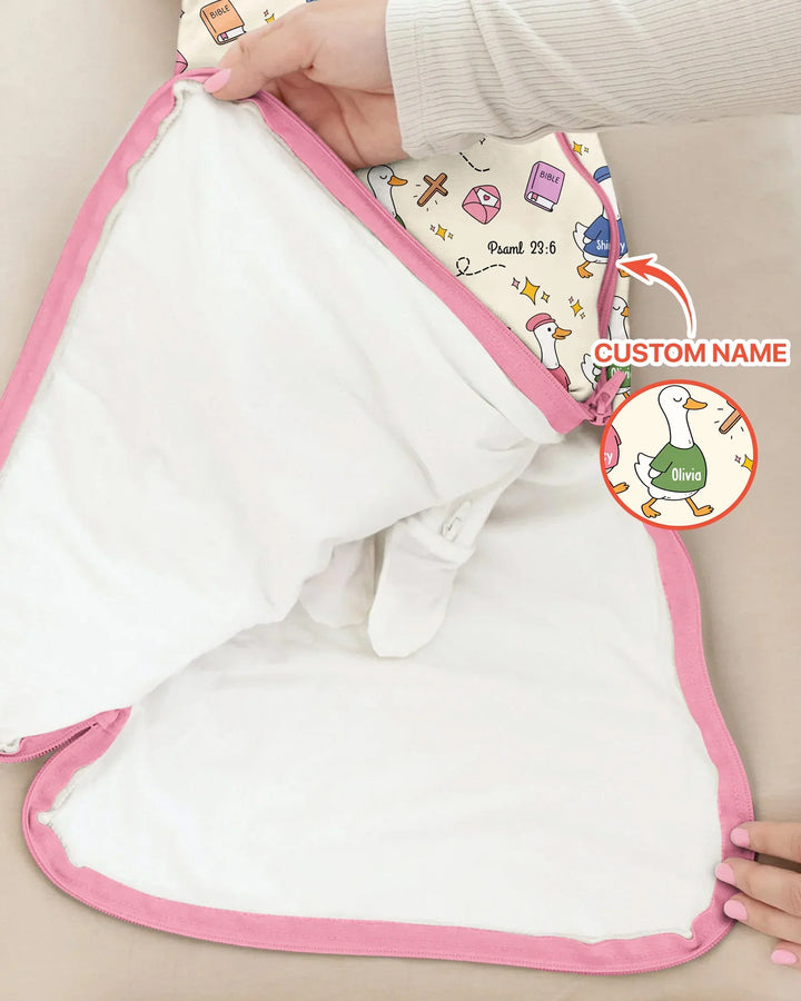 Psalm 23:6 Matching Family Bamboo Sleep Bag