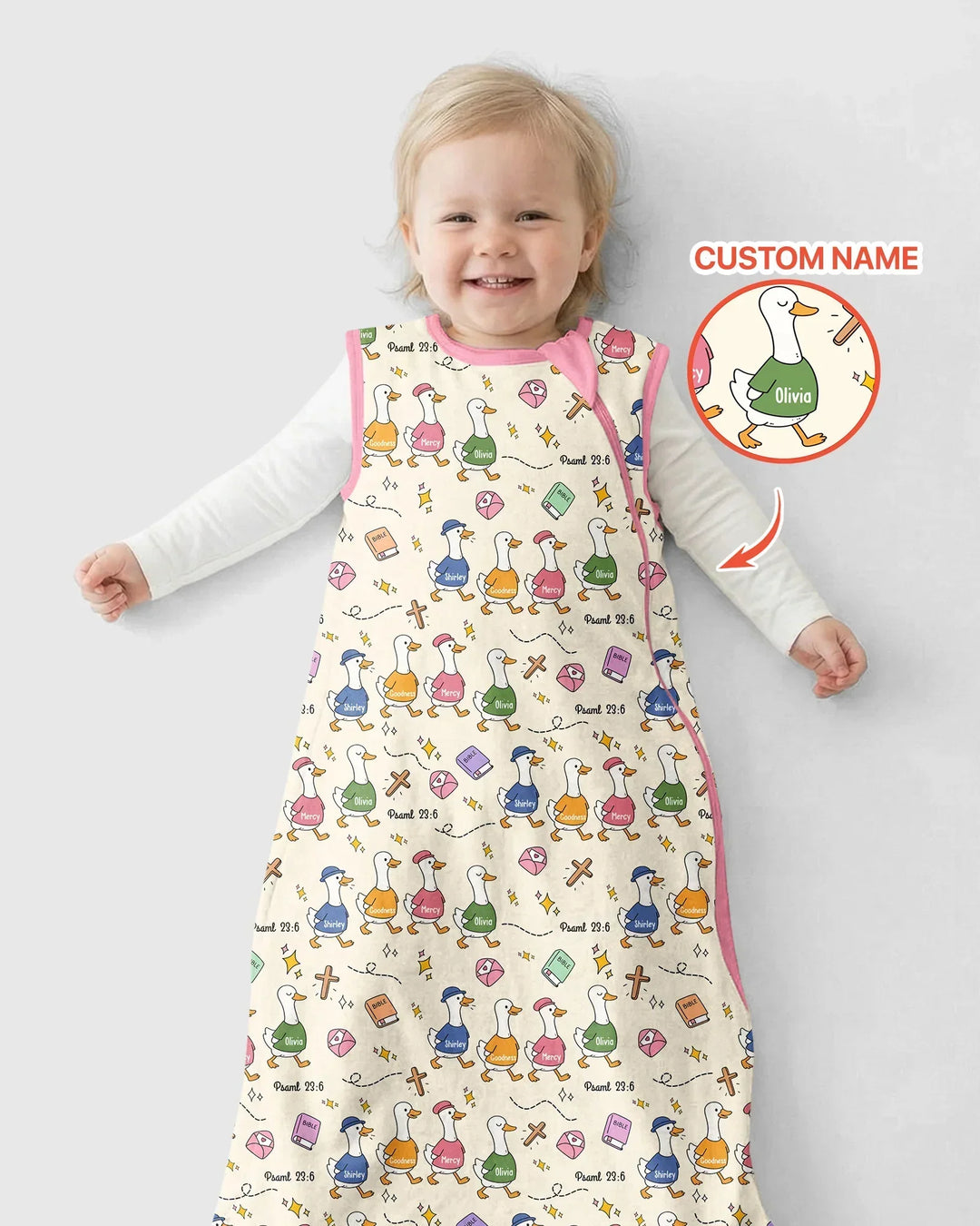 Psalm 23:6 Matching Family Bamboo Sleep Bag