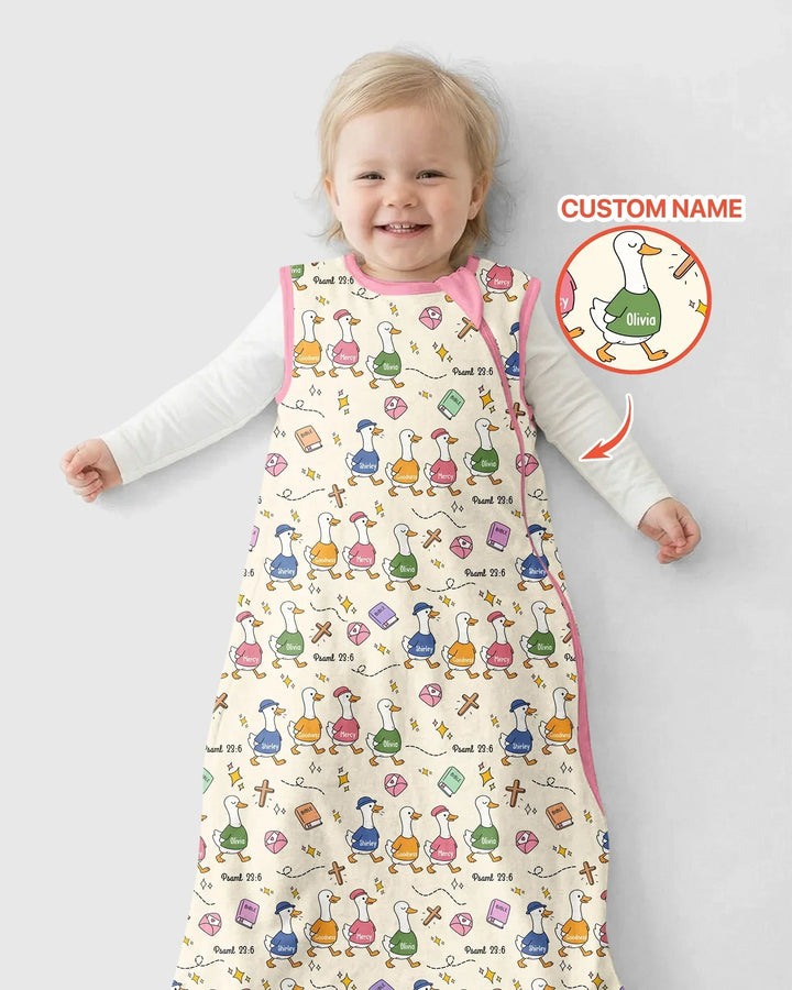 Psalm 23:6 Matching Family Bamboo Sleep Bag