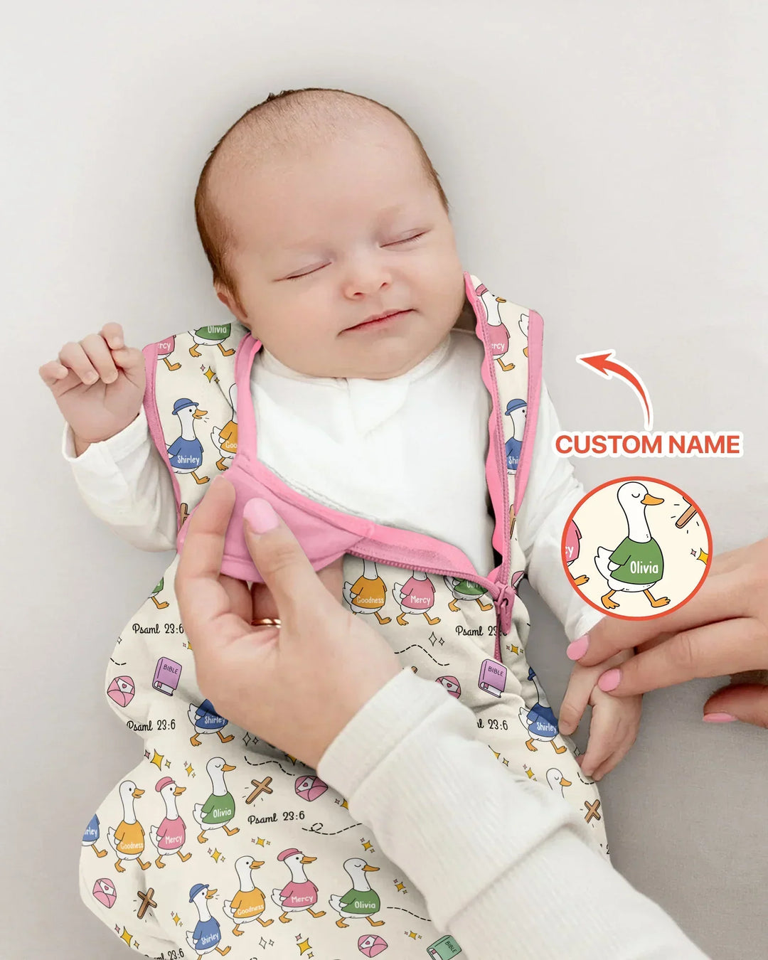 Psalm 23:6 Matching Family Bamboo Sleep Bag
