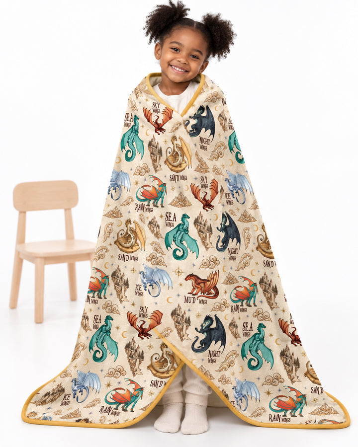 Elemental Dragons Bamboo Blanket