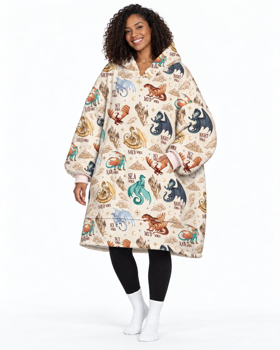 Elemental Dragons Bamboo Blanket Hoodie