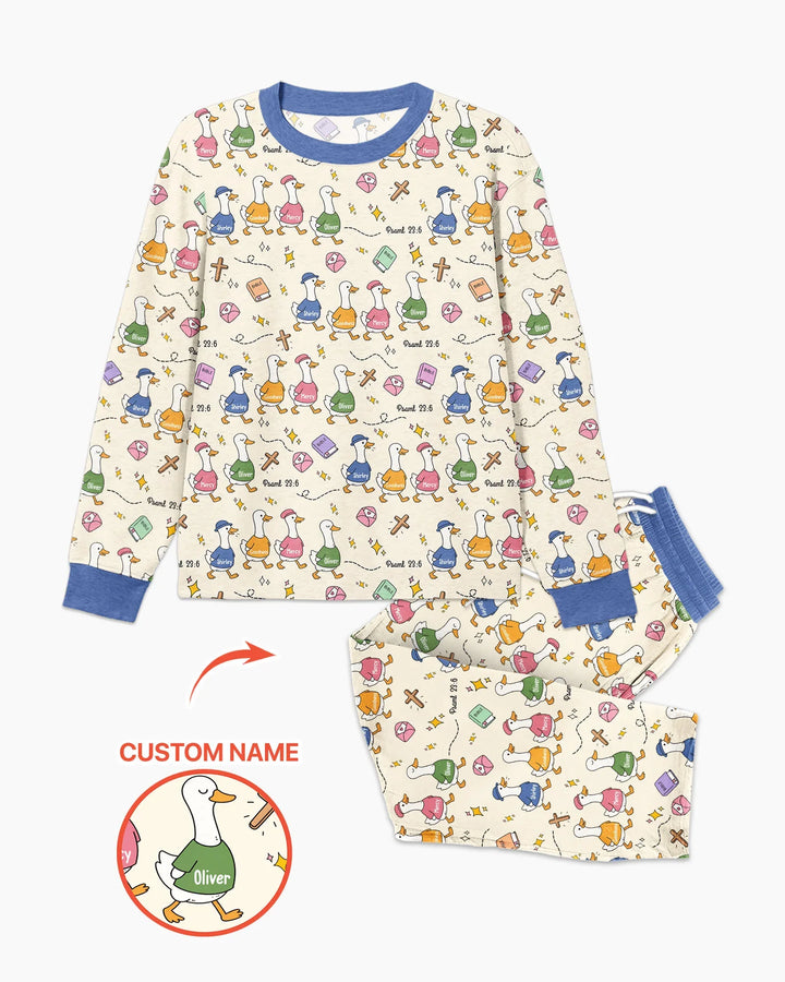 plantilla de Conjunto de Pijama de Bambú Personalizado para Hombre