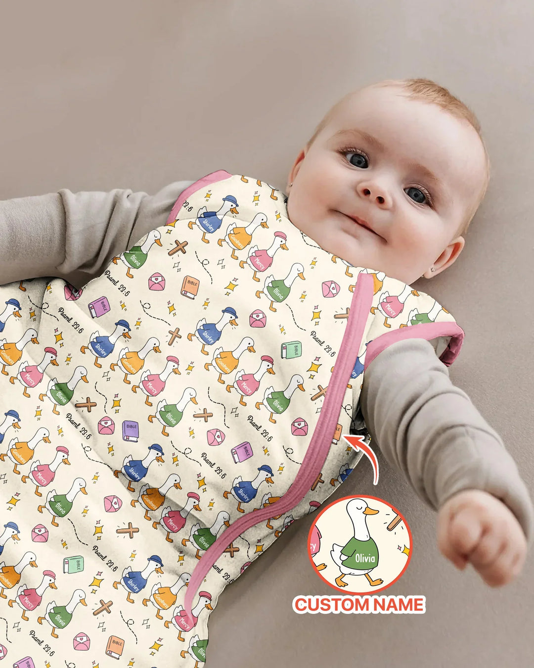 Psalm 23:6 Matching Family Bamboo Sleep Bag