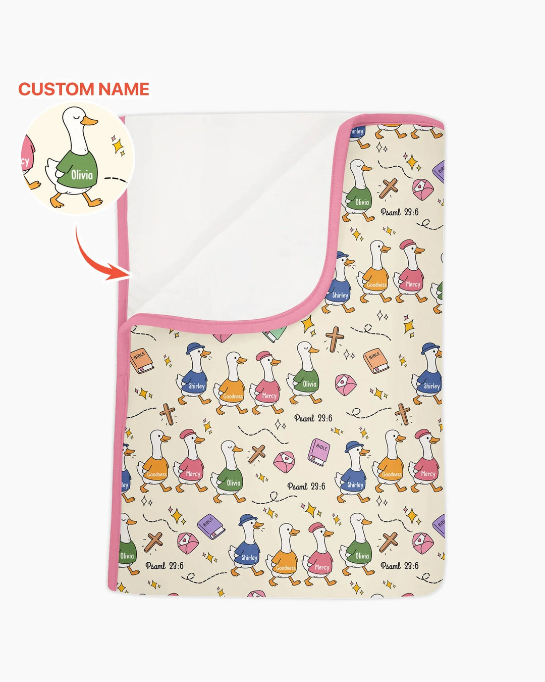 Plantilla Manta de Bambú Personalizada