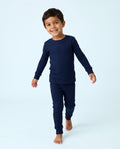Ribbed Bamboo Two Piece Long Sleeve Pajama Set