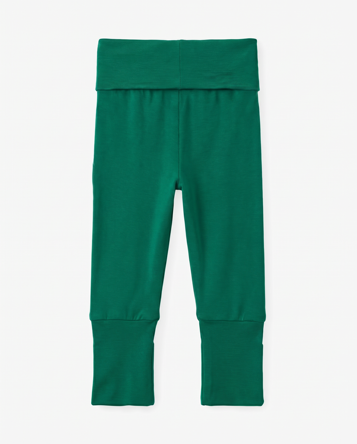 Solid Color Bamboo Fold Over Legging