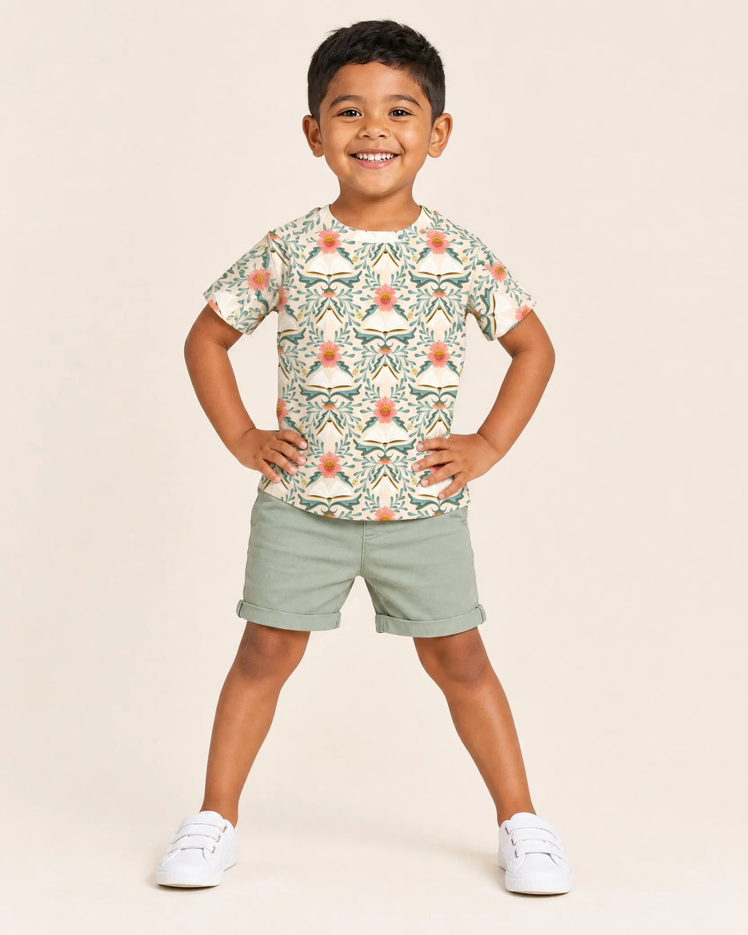 Blooming Stories Bamboo Crewneck T-Shirt