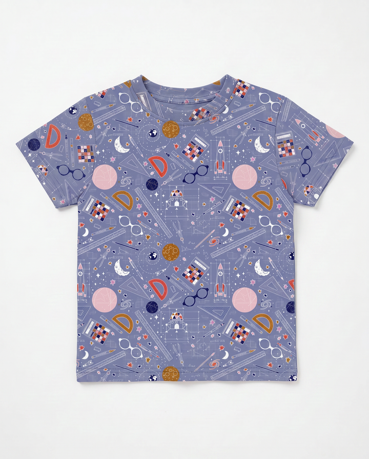 Cosmic Classroom Adventure Bamboo Crewneck T-Shirt