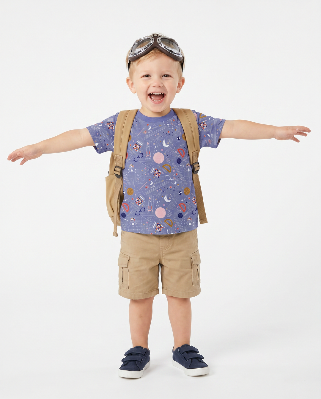 Cosmic Classroom Adventure Bamboo Crewneck T-Shirt