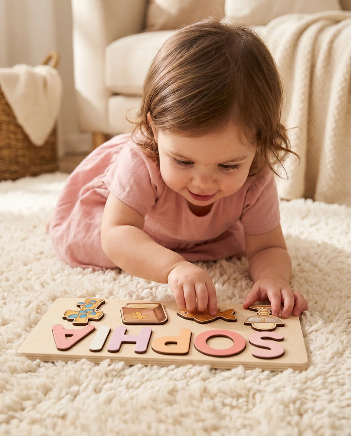 Schablone Holzpuzzle