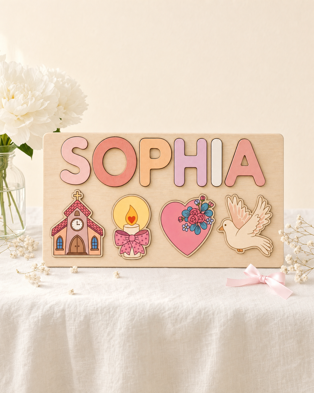 Schablone Holzpuzzle