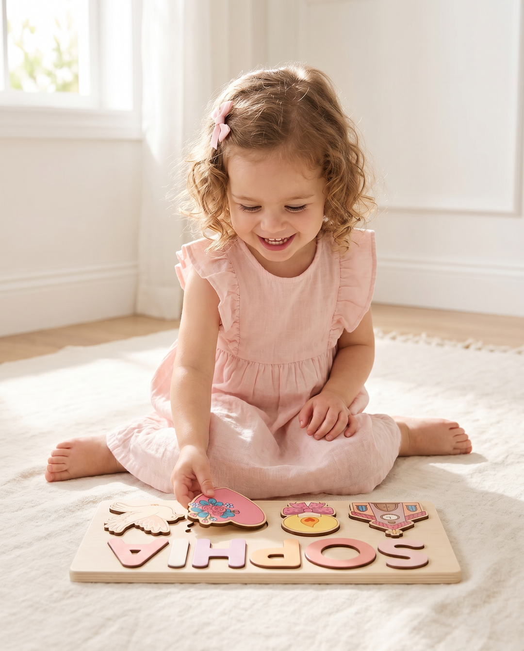 Schablone Holzpuzzle