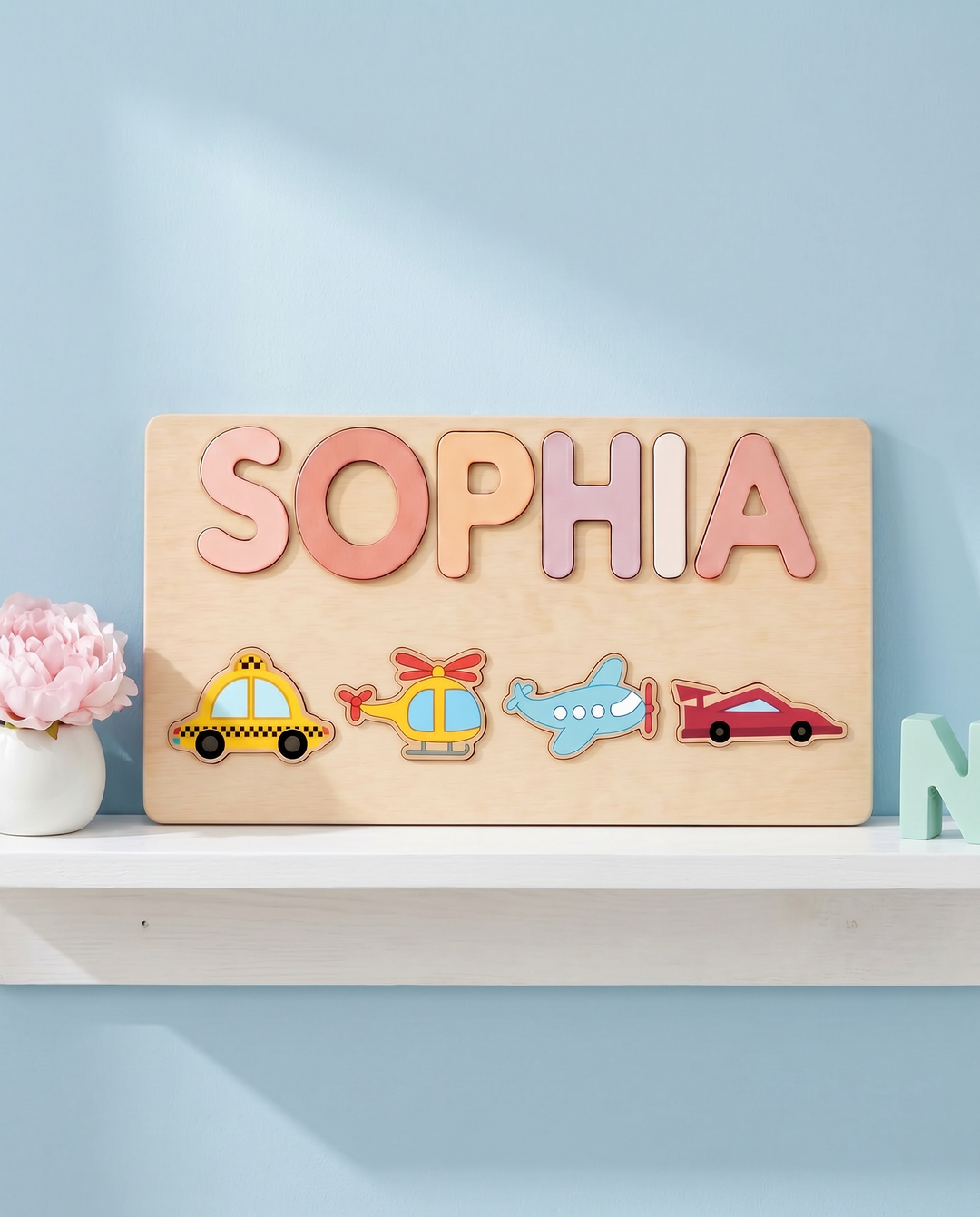 Schablone Holzpuzzle
