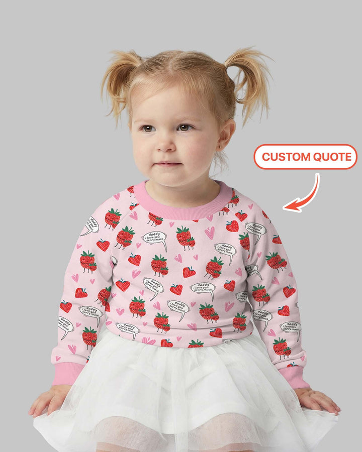 I love you berry much Crewneck Sweatshirt