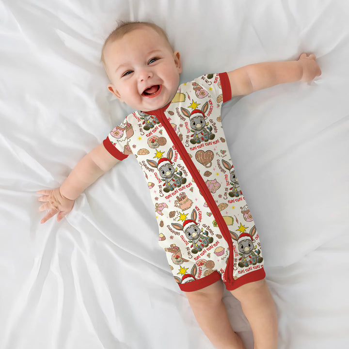 Feliz Navidad Shorty Zippy , Feliz Navidad Shorty Zippy - 0-3M