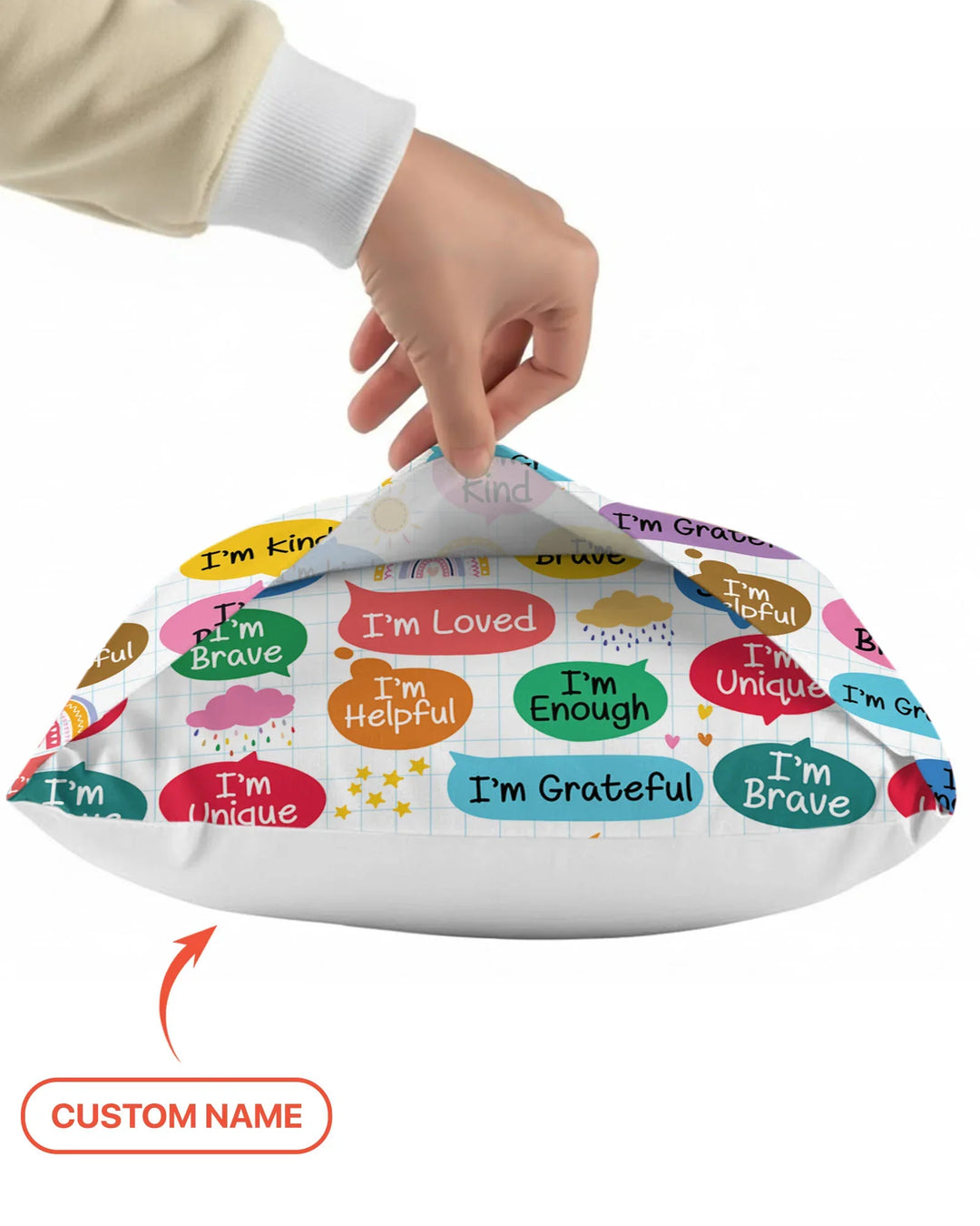 Personalized I'm Kind I'm Brave Pillow Case