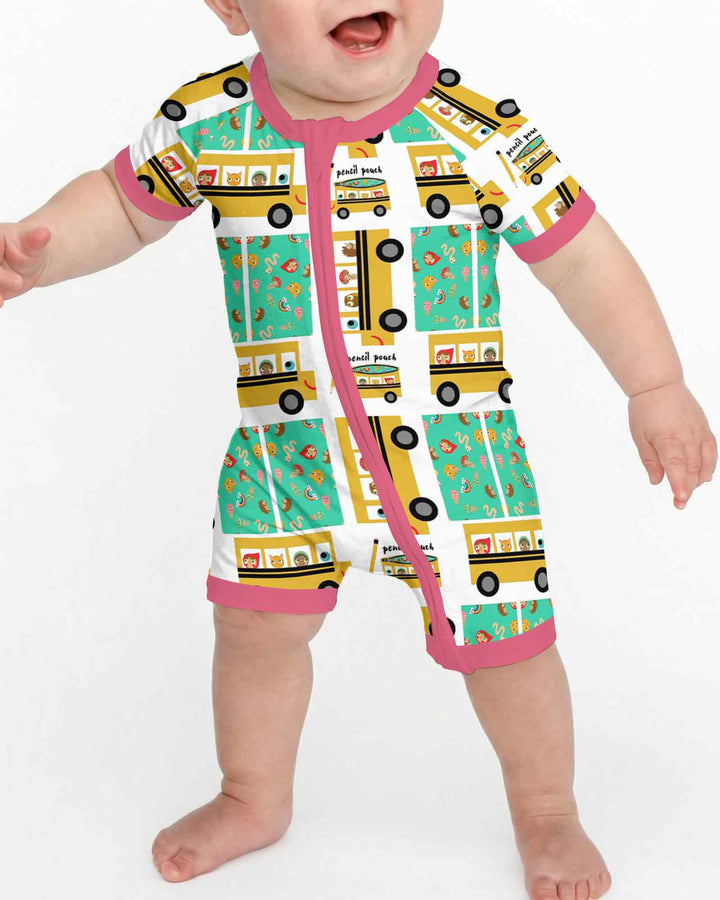 School Bus Adventures Bamboo Shorty Zippy