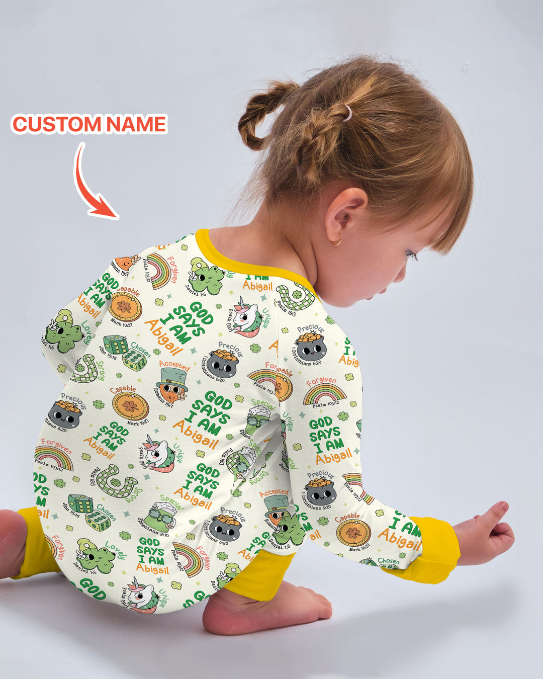 Gerippte Babykleidung mit individuellem Foto - Weich &amp; Skizzenhaft