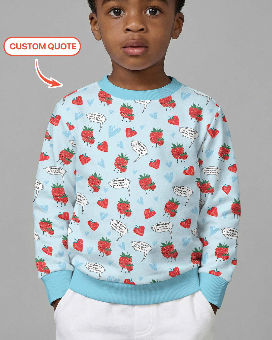 I love you berry much Crewneck Sweatshirt