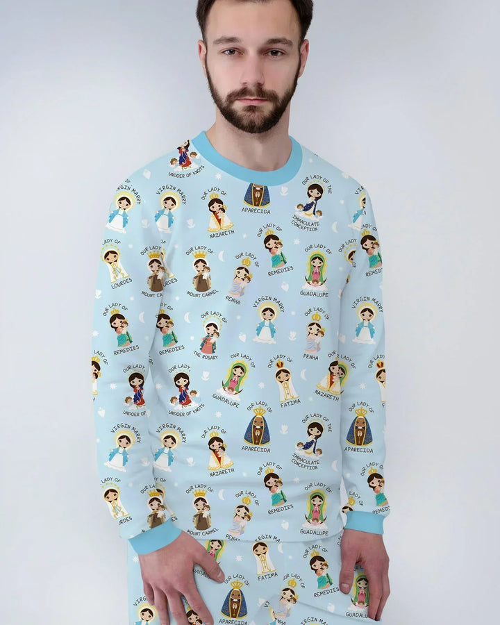 Little Marian Blessings Men's Pajama Set