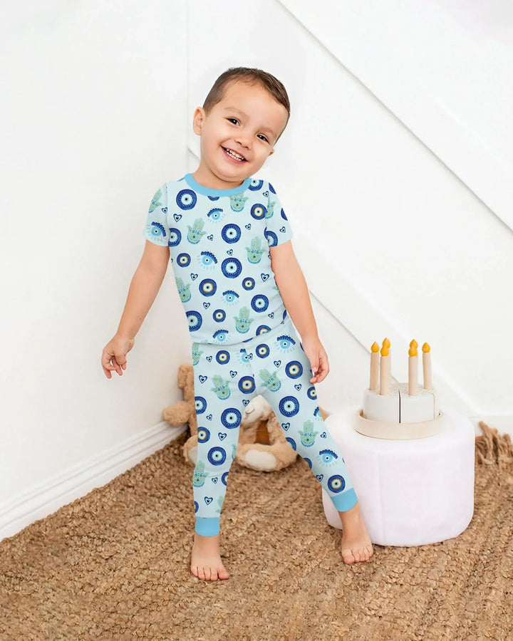 Mini Mystic Family Matching Two Piece Short Sleeve Pajama Set