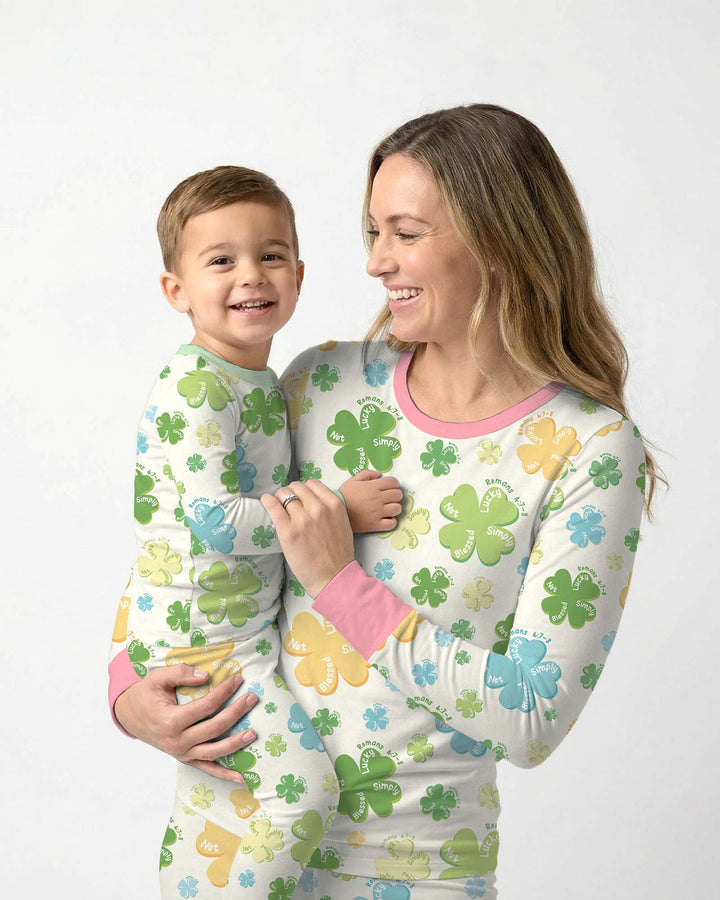 Zweiteiliges, kurzärmliges Pyjama-Set mit Marienkäfern