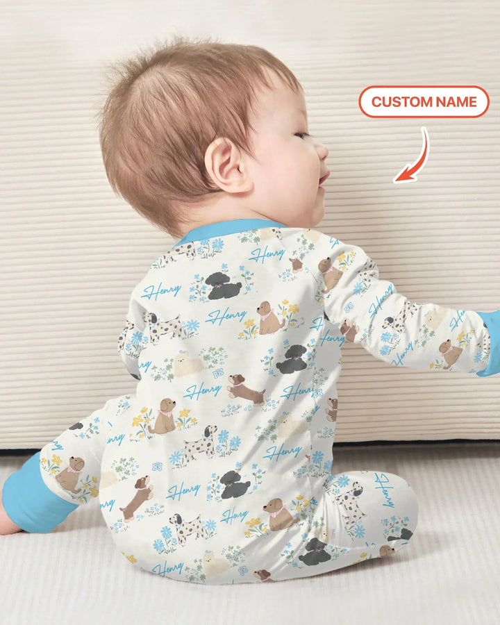 Gerippte Babykleidung mit individuellem Foto - Weich &amp; Skizzenhaft