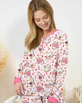 Valentine Silly Goose Bamboo Women Pajama Set