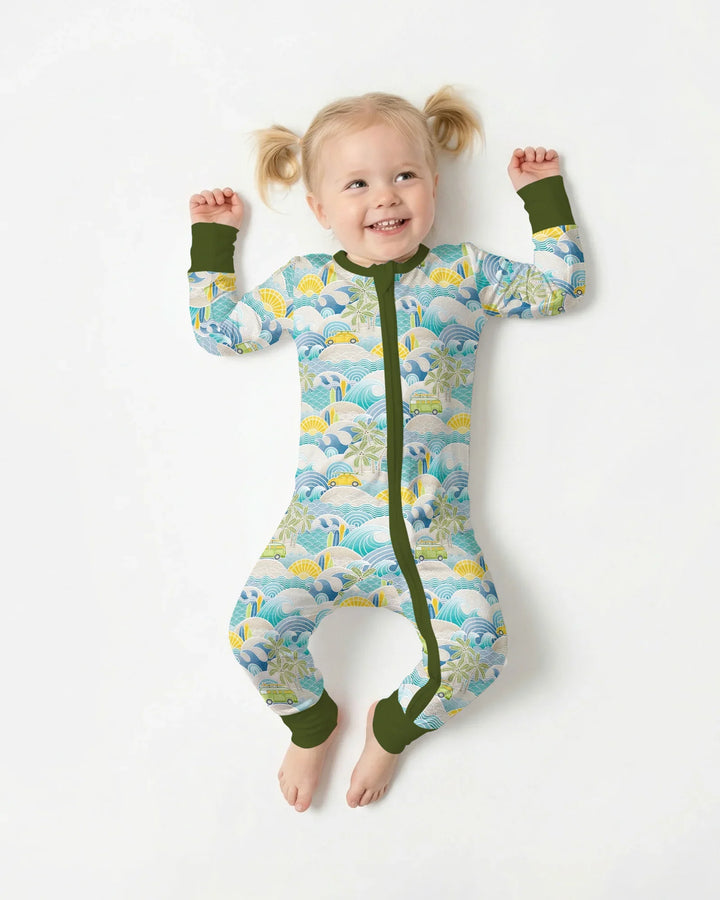 Coastal Road Trip Waves Surf Bamboo Convertible Zippy