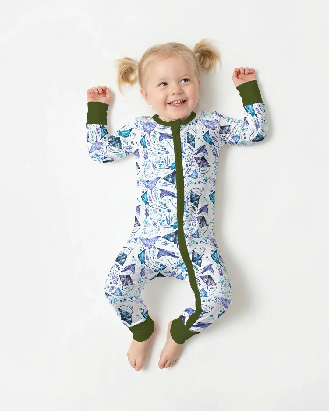 Pijama de bambú con cremallera Ocean Dreams