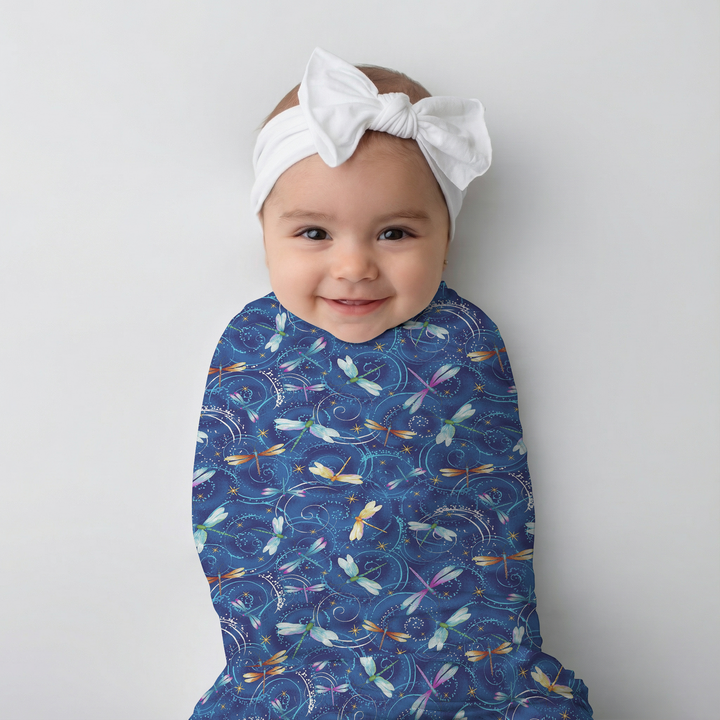Moonlit Wings Swaddle Blanket