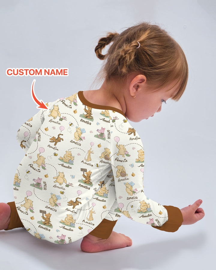 Gerippte Babykleidung mit individuellem Foto - Weich &amp; Skizzenhaft