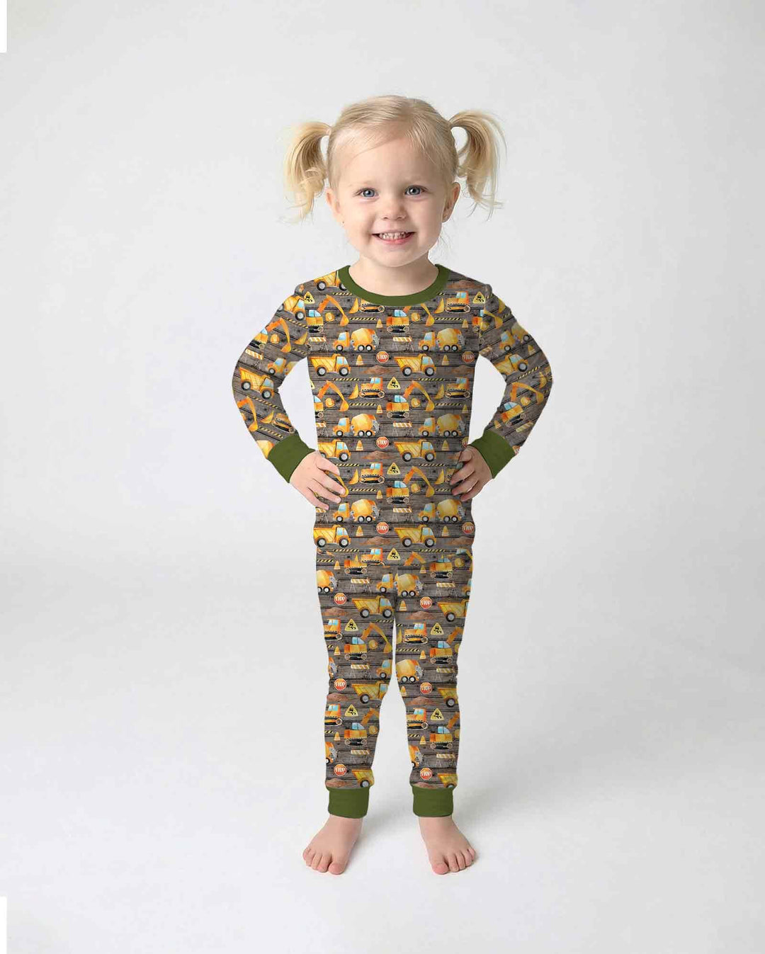Conjunto de pijama de dos piezas de bambú con mangas largas, plantilla PERSONALIZADA