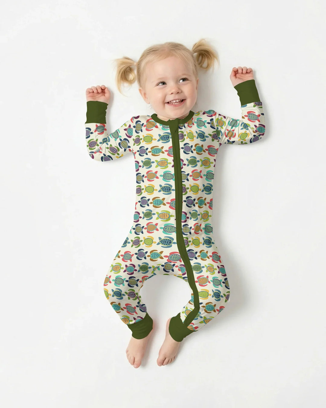 Happy Turtle Parade Bamboo Convertible Zippy