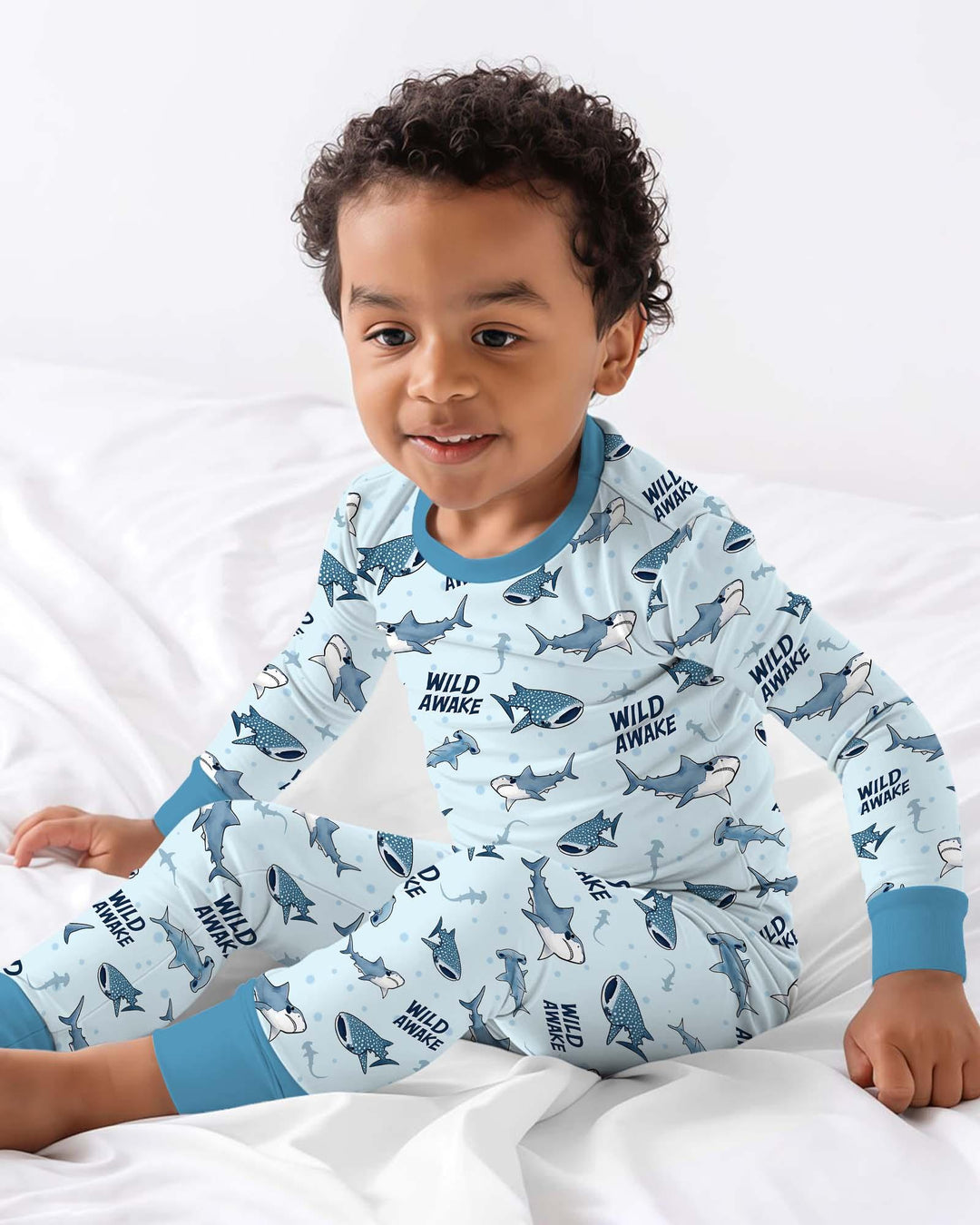 Wide Awake Matching Daddy & Me Two Piece Long Sleeve Pajama Set