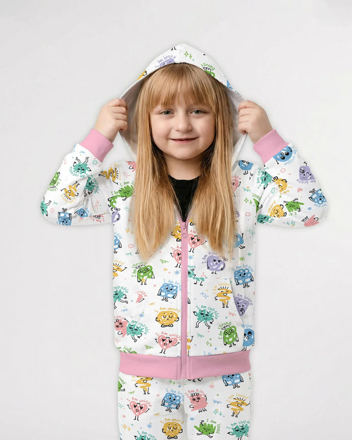 Positive Affirmations Zip Hoodie