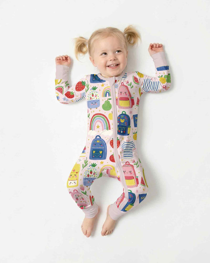 Sweet Rainbow School Adventure Bamboo Convertible Zippy