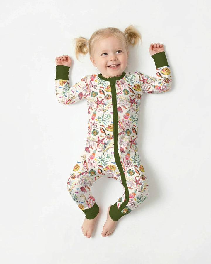 Tropical Reef Whimsy Bamboo Convertible Zippy